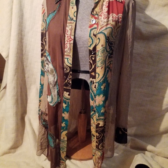 Medium 90's vintage fitted tunic - Picture 2 of 5